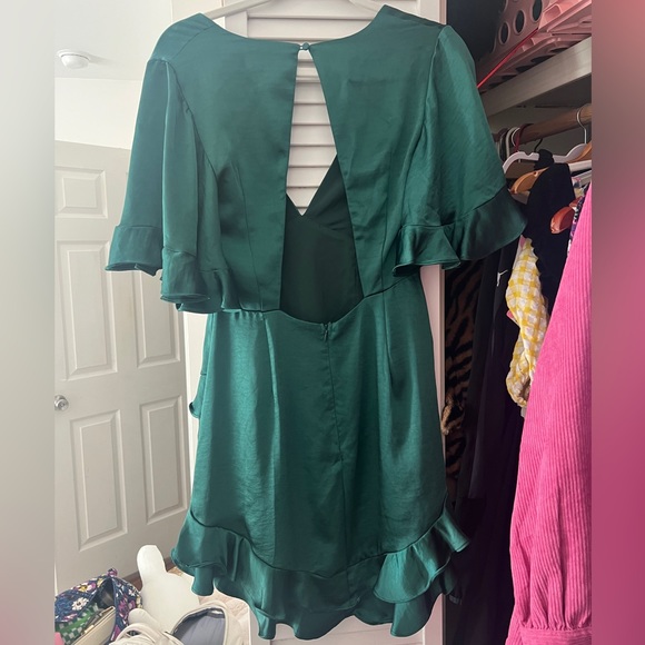 Green midi dress - Picture 3 of 4